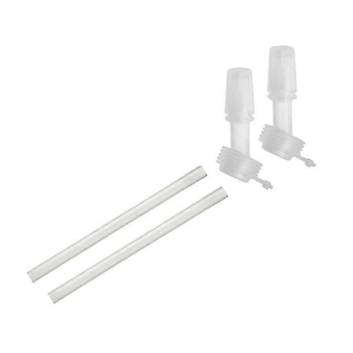 2x Camelbak Kids Bite Valves with Straws - Easy Clean, Stain Resistant