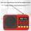FM Radio DAB Radio Portable Small Emergency Recargable A 6