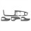 For Audi Window Lift Switch Cover Trim Interior Accessories LHD 1