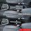 Håndbremsegreb Trimcover Klistermærke til Suzuki Bright Black 4