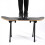 Support de pied de table de camping pliable, design de pied de skateboard 3