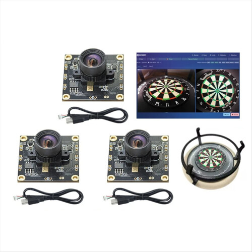 Módulo de câmera 3Pcs OV9732 100 graus 1280x720 30fps para AutoDarts IO 2