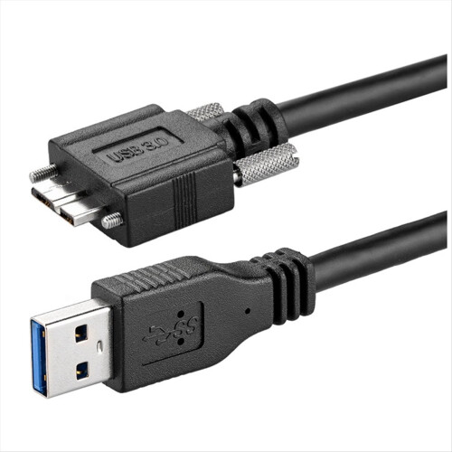 Cabo de extensão USB 3.0 tipo A macho para Micro-B macho para câmera