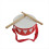 Kinderdrumset 8 inch houten snaredrum educatief 2