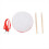Kinderdrumset 8 inch houten snaredrum educatief 5