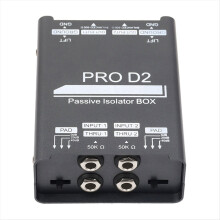 Neuer PRO D2 Zweikanal-Audio-Isolator mit 6,5-XLR-Mixer