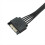 Predlžovací kábel SATA 15pin 18AWG 62 cm 4