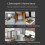 Régua de nivelamento de piso e azulejos de parede com 4 peças 5