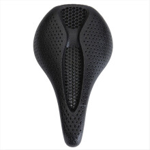 Assentos de bicicleta em fibra de carbono, selim impresso em 3D, 143 mm