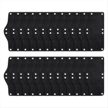 24 peças de faixa de suor para capacete, faixa de suor lavável, faixa de segurança para suor, B