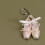Cute Ballet Shoes Keychains Pendant Car Keyring Backpack Bag 6
