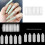 60Pcs Double Forms for Creating Relief Design on Nail Extension 2