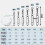 30Pack Fishing Speed Clips Quick Change Snap Swivels, type 3 3