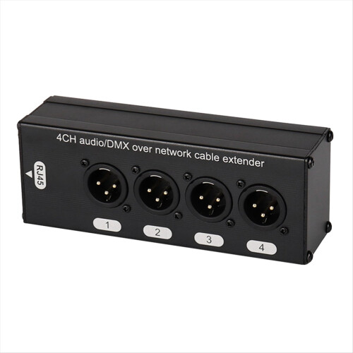 Câble Ethercon XLR vers RJ45 4 canaux pour scène/éclairage