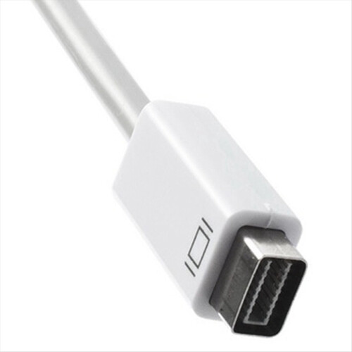 Mini DVI-VGA-sovitin Mini DVI-VGA-naarasnäyttöön, valkoinen 1