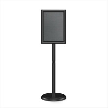 Supporto per cartello regolabile da pavimento, 8,5x11 pollici