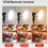Ampoules LED pour éclairage photographique 85 W, culot E27, avec télécommande 3