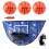 Conjunto de cesta de basquete e trampolim para crianças à prova d'água azul 1