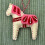 Ensemble de broderie en feutre, cheval, oiseau, cœur, rose 4