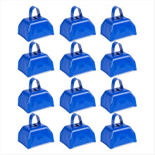 Cencerros de metal azules para animar a los vacas: 12 cencerros de metal azules