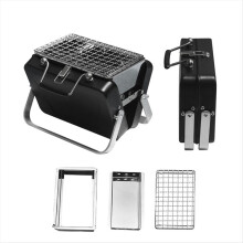 Barbecue compact au charbon de bois pour cuisiner en plein air et pique-niquer en camping-car