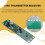 10 τεμάχια Ασύρματο DMX 512 Μεταδότης-Δέκτης PCB 2 σε 1 μονάδα, 2,4 GHz 7