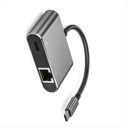 Adaptor USB-C la Ethernet PD3.0, Port de încărcare Type-C, adaptor de rețea 1