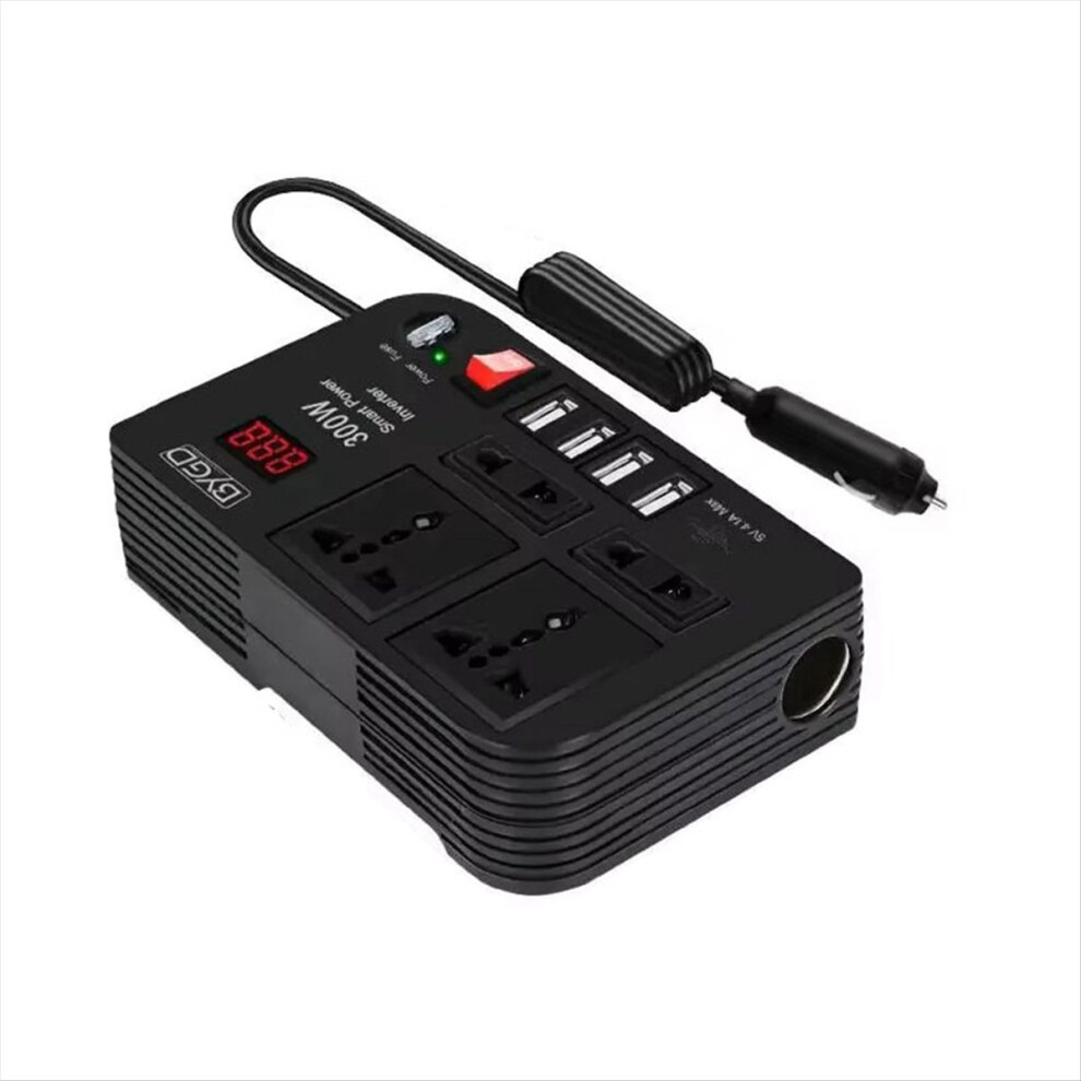 Car Inverter 300W High-Power Dc 12V To 220V Multi- 4851741218294