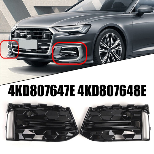 Frontstoßstange Untergrill Nebelscheinwerfer Rahmenabdeckung für A6L 2