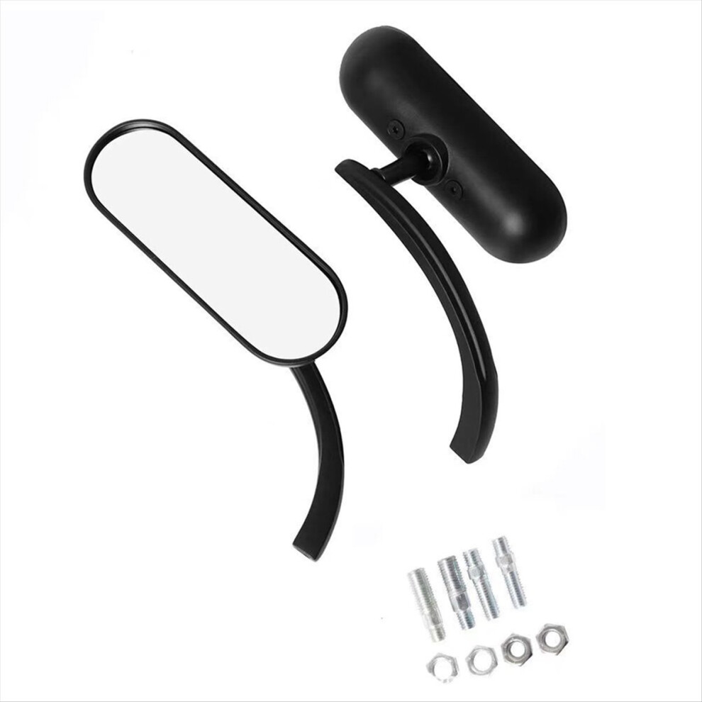 Universal Motorcycle M10 Rearview Mirror Classic Retro A Light 4851741217983