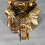 2Pcs Antiqued Elephant Statue Candle Holder Vintage Embossed 4