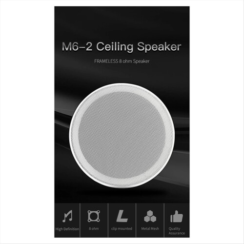 6 Inch 8 ohm Ceiling Speaker Full range stereo sound 1