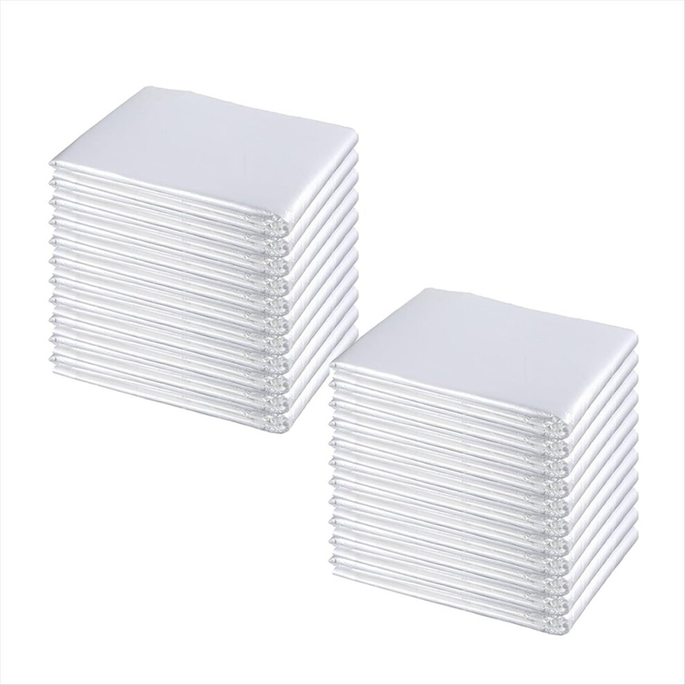 Merkloos 100 Pcs Disposable Barber Cape Waterproof Salon Cape