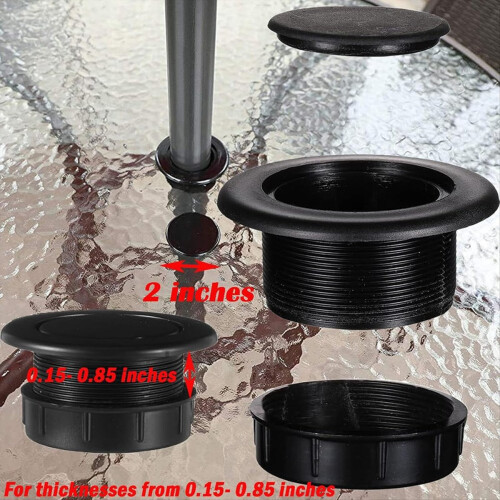 Set di tappi ad anello per fori per ombrellone da esterno 2
