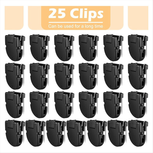 25 Pcs Cubicle Clips Fabric Panel Cubicle Fabric Partition Panel 1