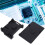 Black Aluminium Alloy Motherboard Shell for Raspberry Pi 3 Model B 2B/3B+ 4