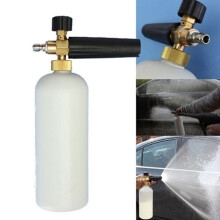 1L Auto Foam Spray Bottle 1/4in High Pressure Cannon for Car Wash & Detailing
