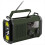Radio de manivela multifuncional para exteriores, FM/AM/Solar 1