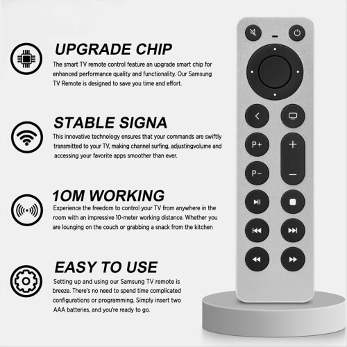 Replacement TV Remote Control for 4K/HD TV1/2/3/4 HD A2169 2