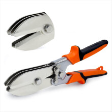 Alicate de crimpagem para chapa metálica, ferramenta manual de crimpagem de dutos de chapa com 5 lâminas,