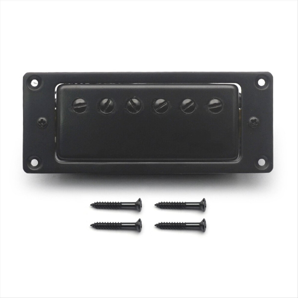 Electric Guitar Humbucker Pickup 6 Hole Mini Black 4851741242299