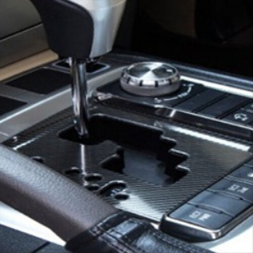 Car Gear Shift Panel Frame Shift Knob Trim Sticker for LHD 1