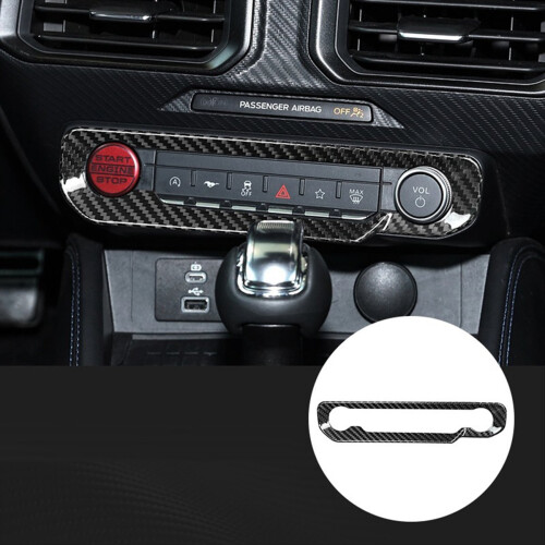 Autocollant de panneau de boutons de commande centrale de voiture, garniture intérieure pour 1