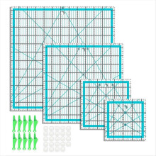 4 Quiltlineale, Quiltlineale und Vorlagen