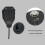 Suporte de carro com 2 ganchos para microfone, adequado para FT-7900R 3