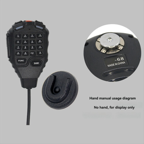 Suporte de carro com 2 ganchos para microfone, adequado para FT-7900R 2