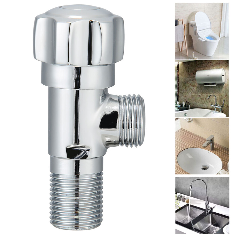 G1/2In Copper Angle Water Stop Valve For Washbasin & Toilet 4031349217794