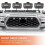 4PCS LED Front Grill Lights voor, Wit Licht 4