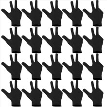 20Pcs Breathable Billiard Gloves Snooker Left Right Hand Gloves