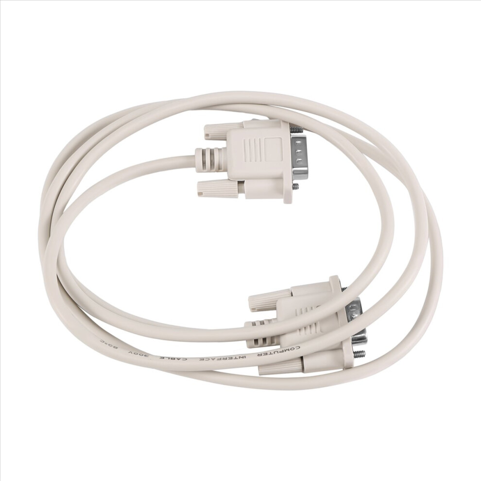 1.4M Rs232 Db9 9 Pin Male To Vga Video 15 Pin Male Adapter Light/Gray 4712107265522